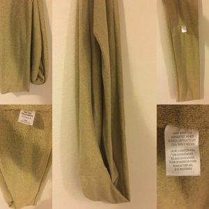 Mustard yellow infinity scarf